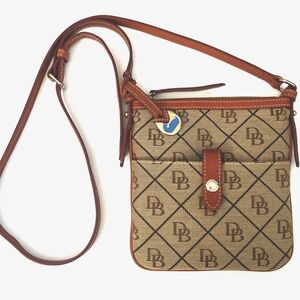 Dooney & Bourke Signature Logo Crossbody Letter Carrier Bag